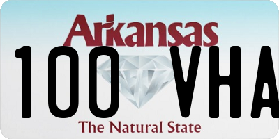 AR license plate 100VHA