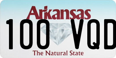 AR license plate 100VQD