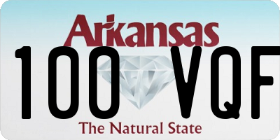 AR license plate 100VQF