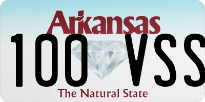 AR license plate 100VSS