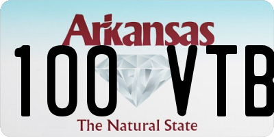 AR license plate 100VTB