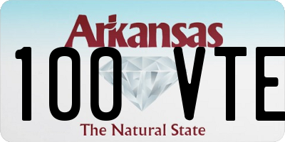 AR license plate 100VTE