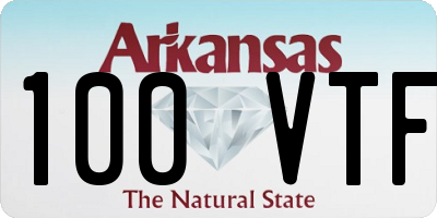 AR license plate 100VTF