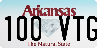 AR license plate 100VTG