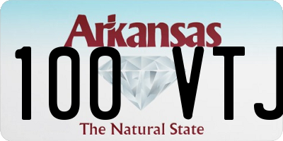 AR license plate 100VTJ