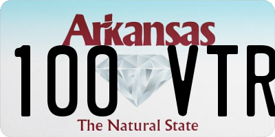 AR license plate 100VTR