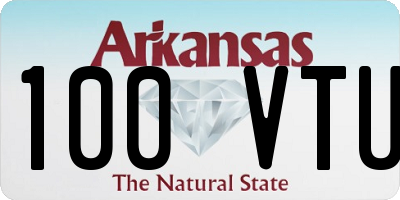 AR license plate 100VTU