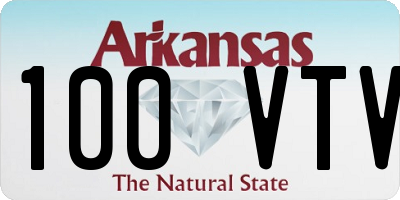 AR license plate 100VTV