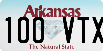AR license plate 100VTX