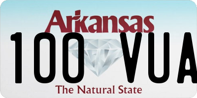 AR license plate 100VUA
