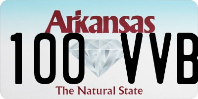 AR license plate 100VVB