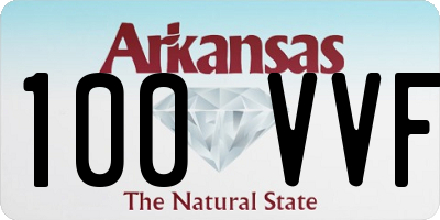 AR license plate 100VVF