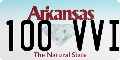 AR license plate 100VVI