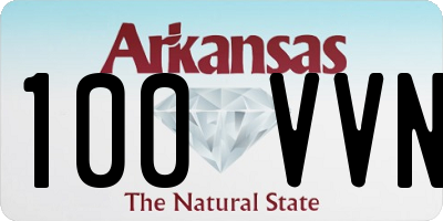 AR license plate 100VVN