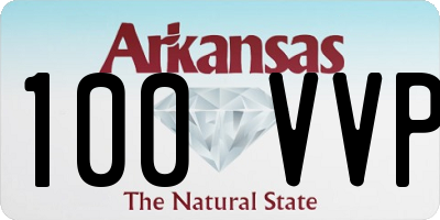 AR license plate 100VVP