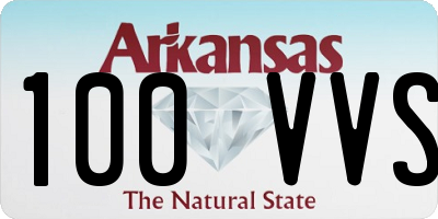 AR license plate 100VVS