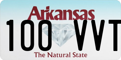 AR license plate 100VVT