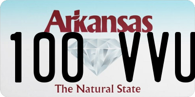 AR license plate 100VVU
