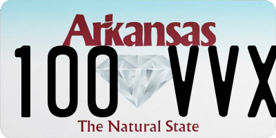 AR license plate 100VVX