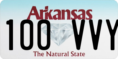 AR license plate 100VVY