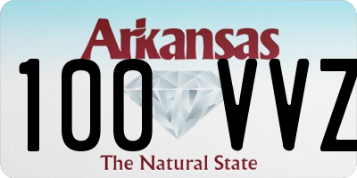 AR license plate 100VVZ