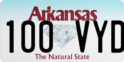 AR license plate 100VYD