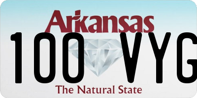 AR license plate 100VYG