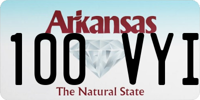 AR license plate 100VYI