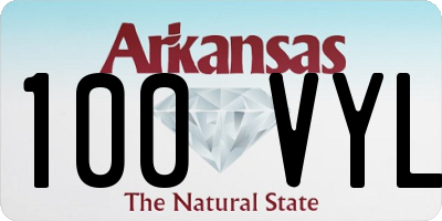 AR license plate 100VYL