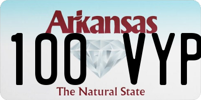 AR license plate 100VYP