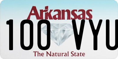 AR license plate 100VYU