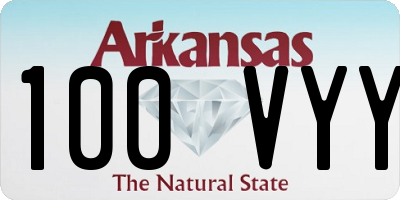 AR license plate 100VYY