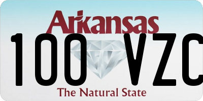 AR license plate 100VZC