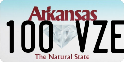 AR license plate 100VZE