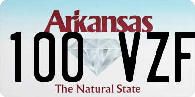 AR license plate 100VZF
