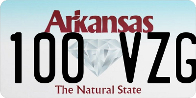 AR license plate 100VZG