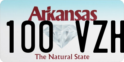 AR license plate 100VZH