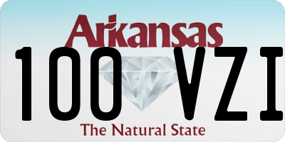 AR license plate 100VZI