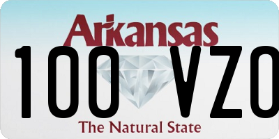 AR license plate 100VZO