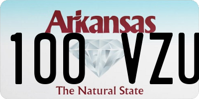 AR license plate 100VZU