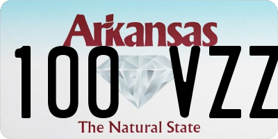 AR license plate 100VZZ