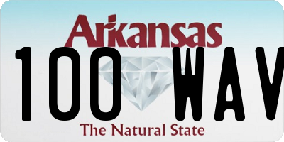 AR license plate 100WAV