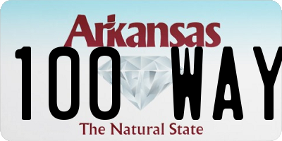 AR license plate 100WAY