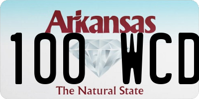 AR license plate 100WCD