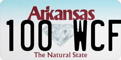 AR license plate 100WCF