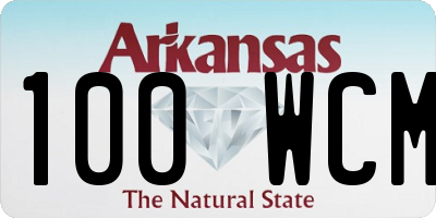 AR license plate 100WCM