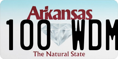 AR license plate 100WDM