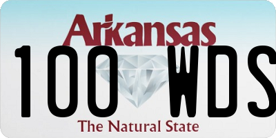 AR license plate 100WDS