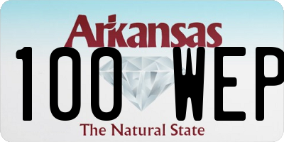 AR license plate 100WEP