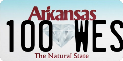 AR license plate 100WES